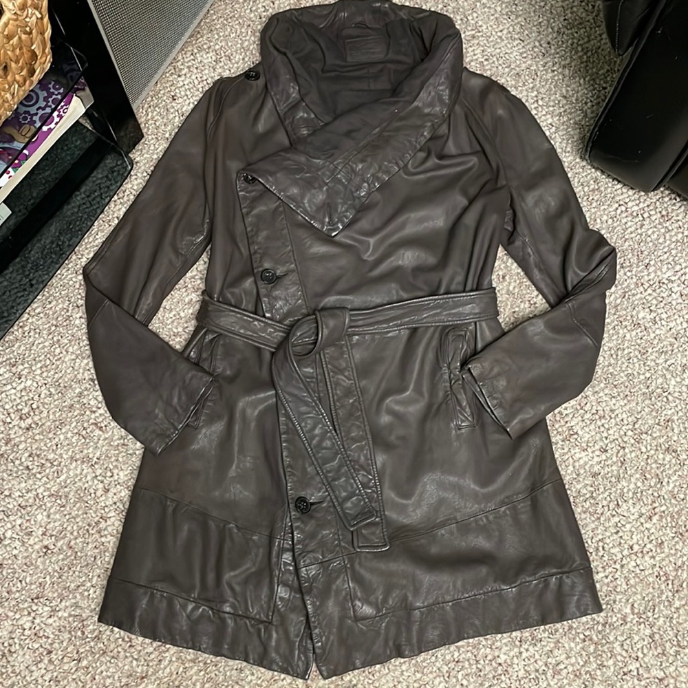 New all saints leather jacket